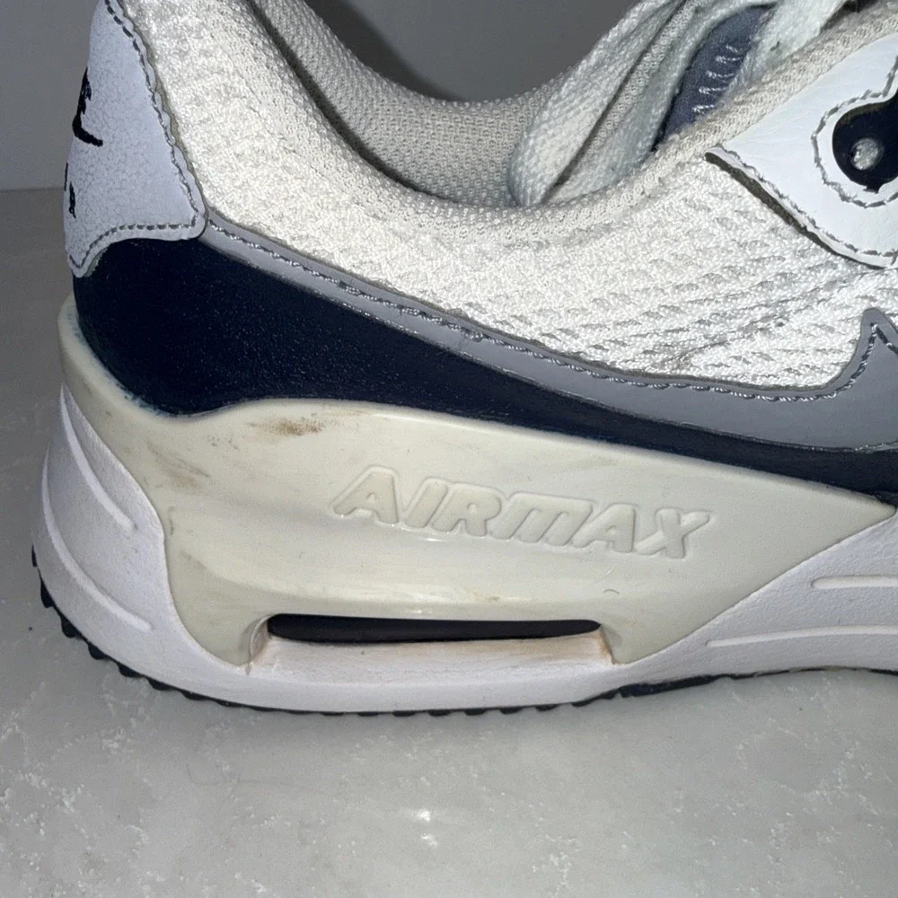 Nike Air Max SYSTM Men's Size 9.5 White/Obsidian Blue Sneakers DM9537-102